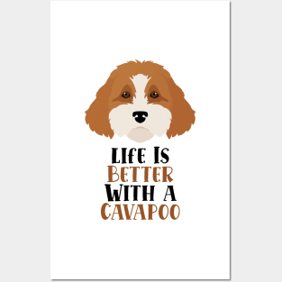 Life is Better With A Cavapoo Posters and Art